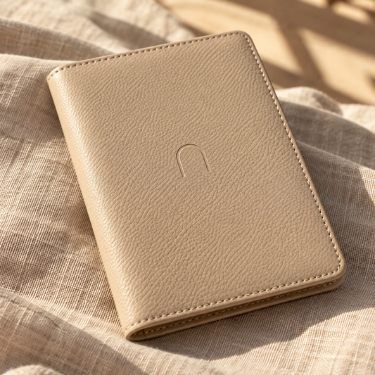 Dune Passport Cover — AI-generated design visualization